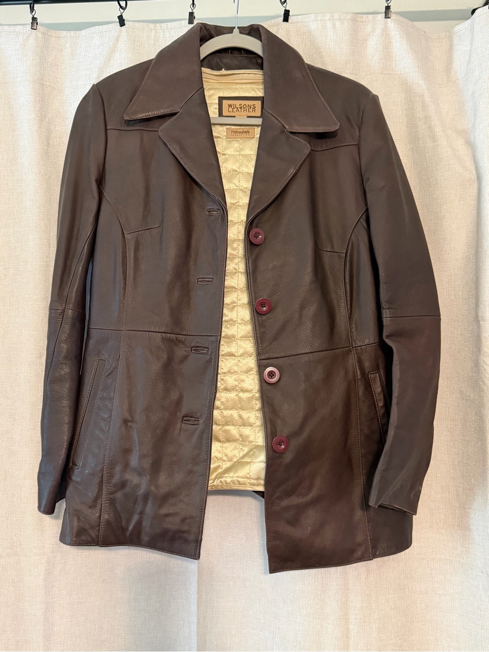 Wilsons Leather Brown Leather Jacket